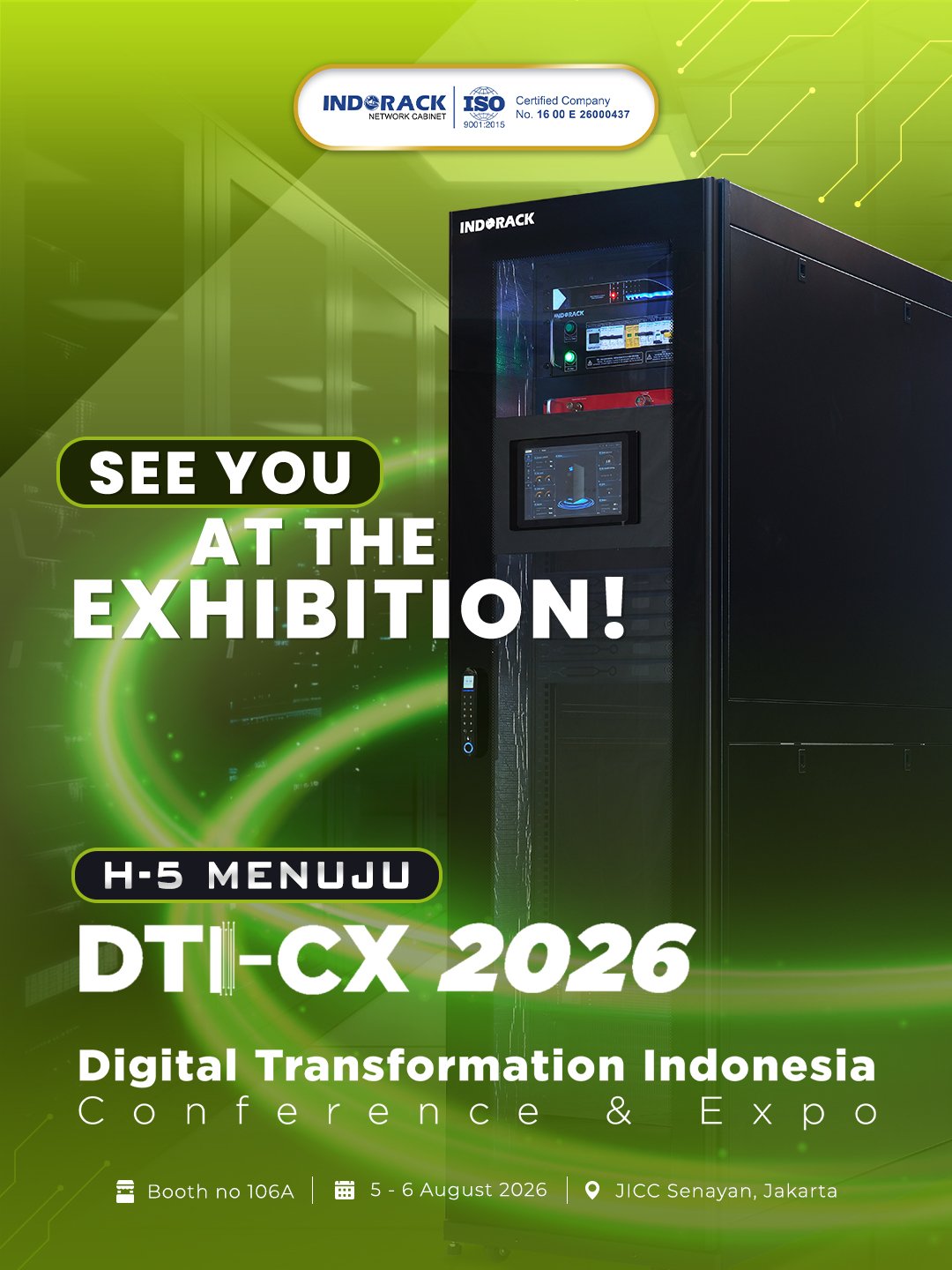 H-5 Menuju DTI-CX 2026, Indorack Siap Hadir dengan Solusi Infrastruktur IT dan Data Center